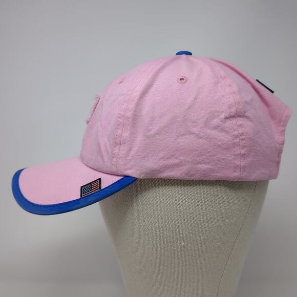 Washington USA Slideback Baseball Cap Pink One Size Adjustable Embroidered - Picture 3 of 9
